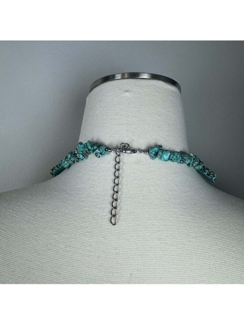 Turquoise Statement Necklace - Picture 2 of 7